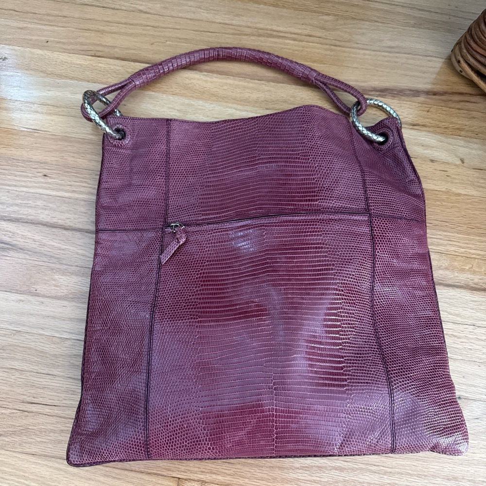 Vintage Bottega Veneta Burgundy Bag